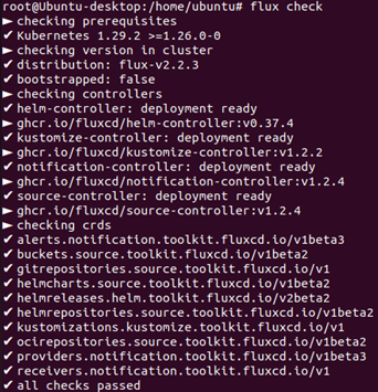 Flux check.